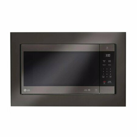ALMO 30-Inch Black Stainless Steel Microwave Trim Kit MK2030NBD